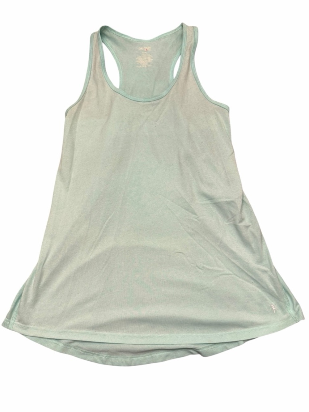 Danskin Now Light Mint Green Workout Tank Top Sleeveless Small 4-6 Loose Sporty